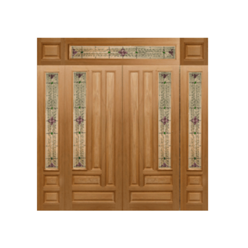 MAZTERDOOR ประตูไม้นาตาเซีย 40x265 cm. Jasmine-04(Upper side)