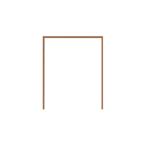 MAZTERDOOR วงกบบานหน้าต่างไม้สยาแดง ขนาด 40x150 cm