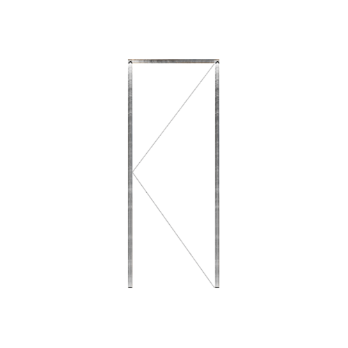 MAZTERDOOR วงกบไม้เต็ง ขนาด 160x240 ซม. Set 2