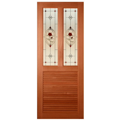 MAZTERDOOR ประตูกระจกสยาแดง ขนาด 68.5x199.5 cm. SS-03/3