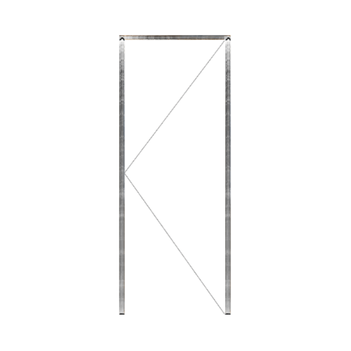MAZTERDOORS ชุดวงกบประตูไม้ ไม้เนื้อแข็ง SET1 160x200ซม. ทำสี