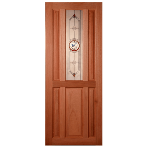 ประตูกระจกสยาแดง SS-01(กระจกฝ้า) 80x200cm.