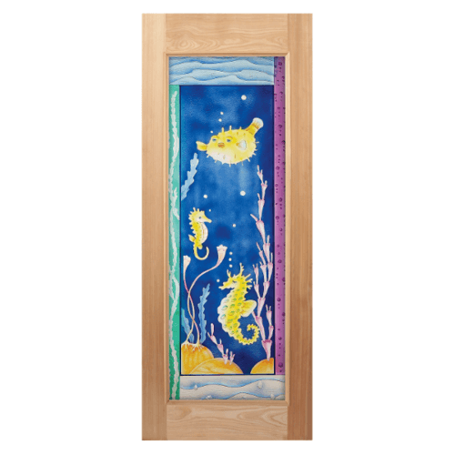 Masterdoors ประตูไม้นาตาเซียกระจก 90X200cm. MASTER-010
