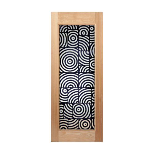 MAZTERDOOR ประตูไม้สยาแดงบานเฟียม ขนาด 160x200cm. SL01/2