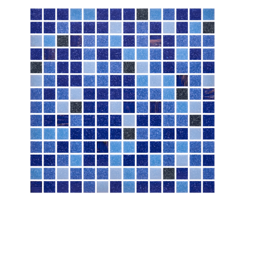 Glascera โมเสคแก้ว 30x30 ซม. รุ่นโคบอลต์ โคสต์ สีน้ำเงิน
