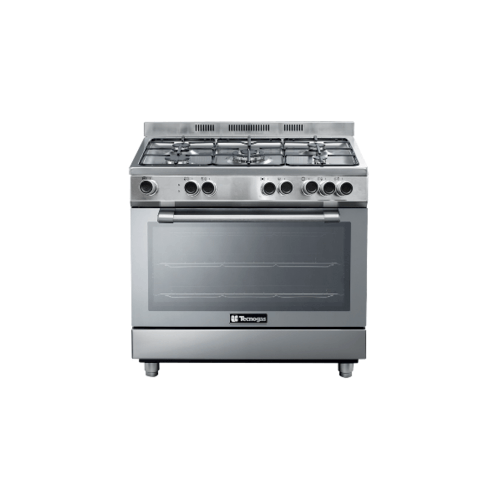 TECNOGAS เตาแก๊สพร้อมเตาอบ 5 หัวเตา NEXT LINE LV.3 MULTIFUNCTION FREESTANDING 90x60