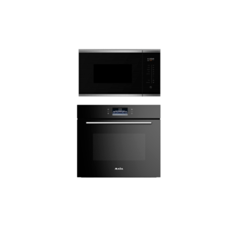 AXIA ชุด SET เตาอบไฟฟ้า + ไมโครเวฟ INT 70 TFT+ ETN MWA 1 สีดำ