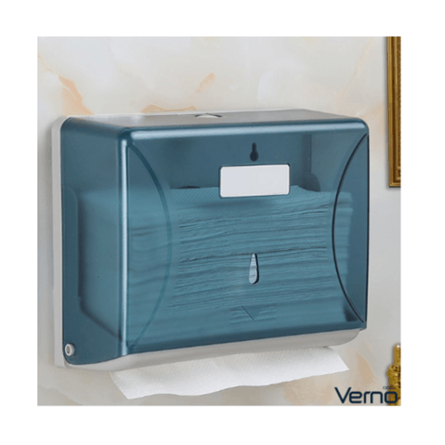 VERNO กล่องกระดาษเช็ดมือ PQS-OB8101B สีฟ้า