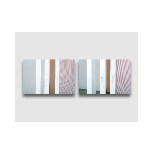 WELLINGTAN หน้าต่างไวนิล บานเลื่อน SS (กระจกสีชา) 100x120ซม. สีขาว พร้อมมุ้ง