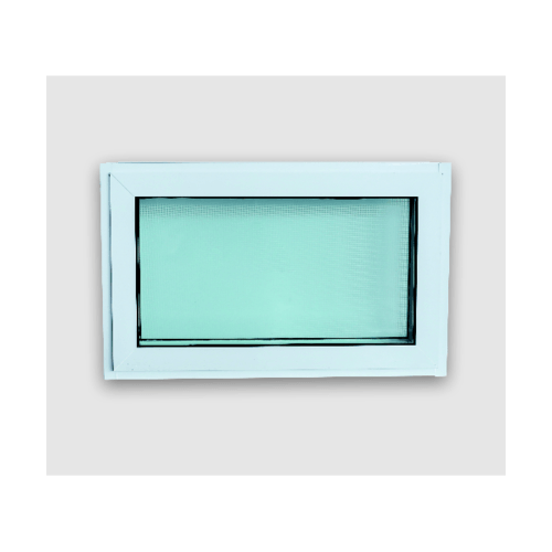 WELLINGTAN หน้าต่างอะลูมิเนียม บานกระทุ้ง WGA0805 80x50ซม. สีขาว พร้อมมุ้ง