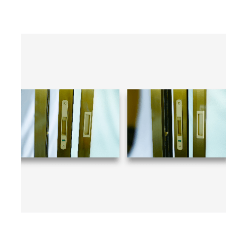 WELLINGTAN หน้าต่างอะลูมิเนียม บานเลื่อน SFS(D) CGW1810-3P 180x100ซม. สีแชมเปญ พร้อมมุ้ง