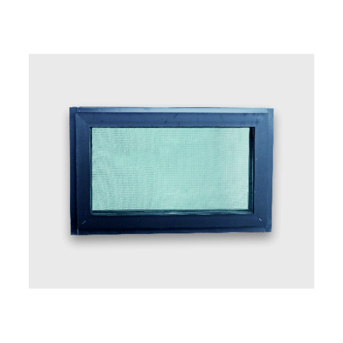 WELLINGTAN หน้าต่างอะลูมิเนียม บานกระทุ้ง BGA0805 80x50ซม. สีดำ พร้อมมุ้ง