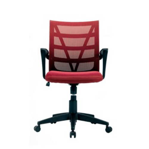 SMITH เก้าอี้สำนักงาน รุ่น SK290-RD ขนาด 59x59x87.5-99.5ซม. สีแดง
