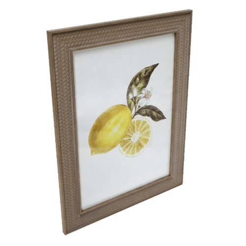 กรอบรูป ขนาด A3 วินเทจ สีMud-painted brown