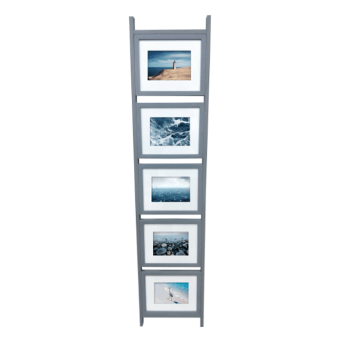 COZY กรอบรูปชุด ขนาด 8X10 นิ้ว5ชิ้น เรียงเป็นแนวตั้ง สีเทา ขนาด 8X10 นิ้ว5ชิ้น เรียงเป็นแนวตั้ง เทา