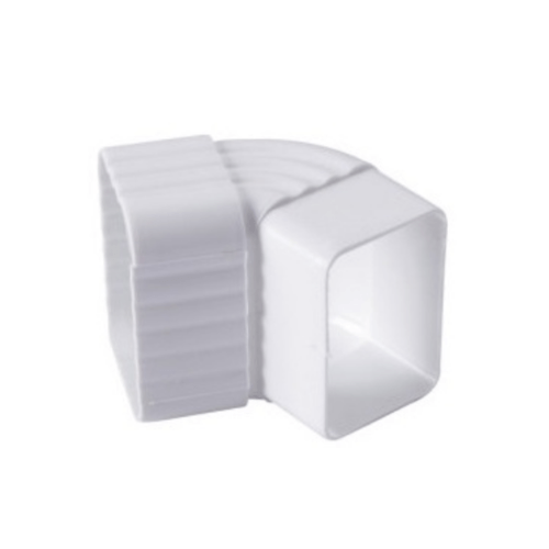 Wellingtan ข้องอท่อน้ำฝนแบบเหลี่ยม 65 องศา RWGA011 สีขาว