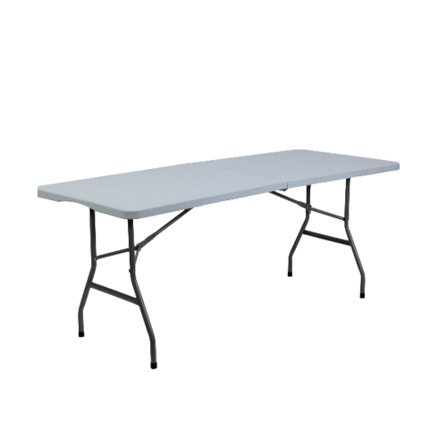 โต๊ะเอนกประสงค์ รุ่น RB-2971FH-2-WH ขนาด 6ฟุต พับครึ่ง สีขาว