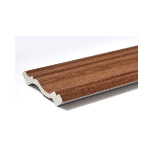 GREAT WOOD ไม้บัวบน PVC  FCR-0503A (CH02) 50x9.5x2700มม. สีเชอร์รี