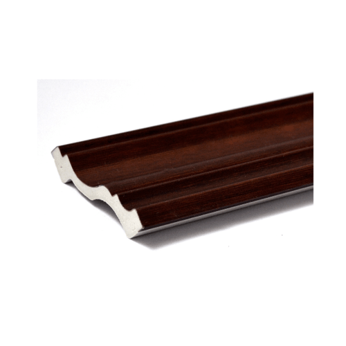 GREAT WOOD ไม้บัวบน PVC  FCR-0503A (MI01) 50x9.5x2700มม. สีวอลนัท