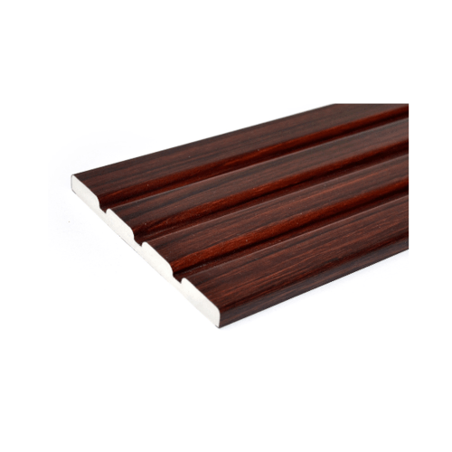 GREAT WOOD ไม้มอบ PVC  FCM-0782B (MI01) 78x6x2700มม. สีสัก