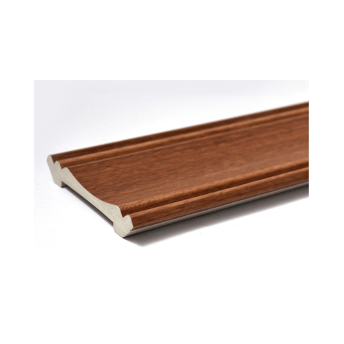 GREAT WOOD ไม้บัวบน PVC  FCR-0693B (CH02) 68.5x10.57x2700มม. สีเชอร์รี