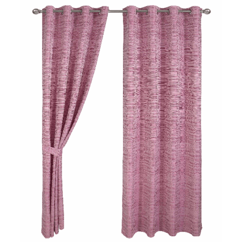 Davinci ผ้าม่านหน้าต่าง  150x160ซม.  Blanco สีแดง