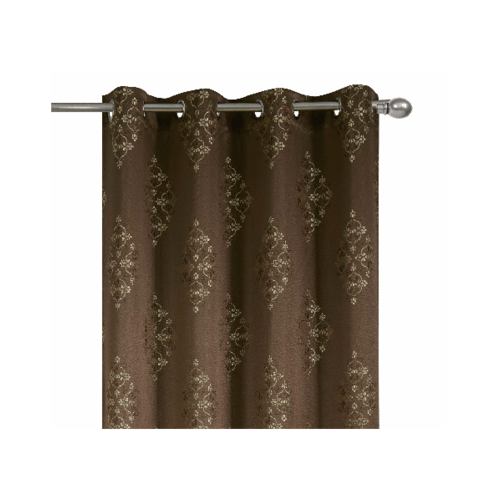 Davinci ผ้าม่านประตู  150x250ซม.  Gorm สีน้ำตาล