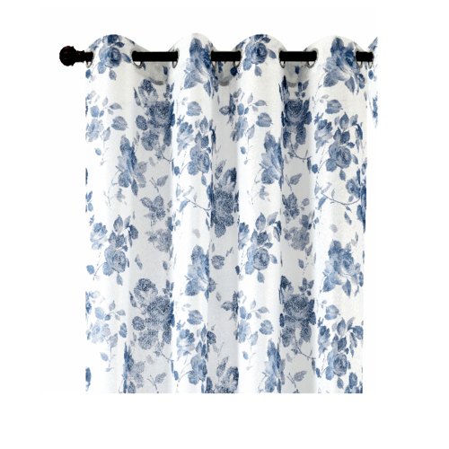 Davinci ผ้าม่านประตู  150x250ซม.  Cinzento สีฟ้า