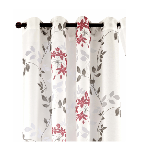 Davinci ผ้าม่านหน้าต่าง  150x160ซม.  Blau สีแดง