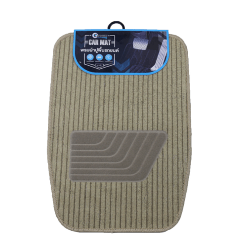 COVER พรมผ้าปูพื้นรถยนต์  ชุด 4 ชิ้น รุ่น CM02YLW สีเบจ