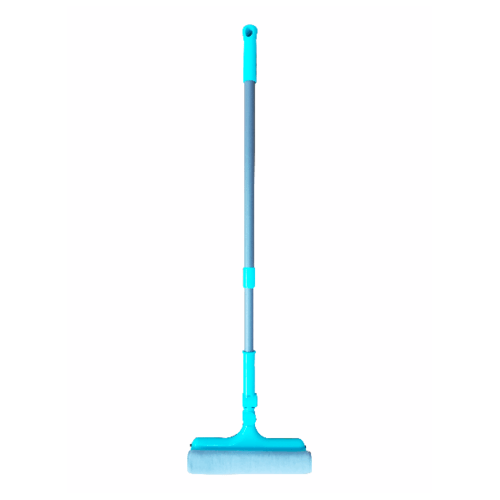 ICLEAN ไม้ทำความสะอาดหน้าต่าง พร้อมด้ามปรับระดับ HY0068 สีเขียว