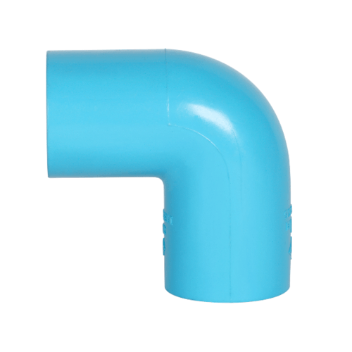 VAVO ข้องอ 90 หนา ขนาด 1 (25) สีฟ้า