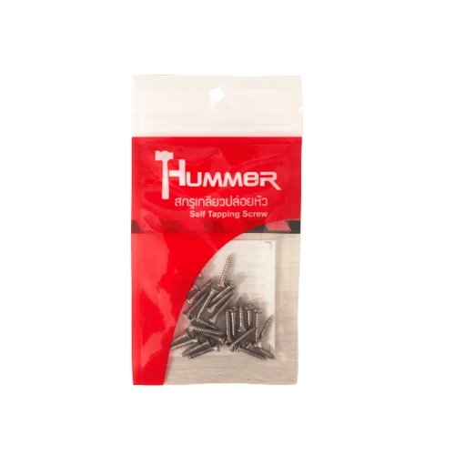 HUMMER สกรูเกลียวปล่อยหัว F-HM458 ขนาด 4x5/8