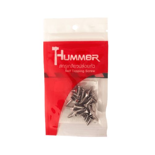 HUMMER สกรูเกลียวปล่อยหัว F-HM712 ขนาด 7x1/2 (25ตัว/แพ็ค)