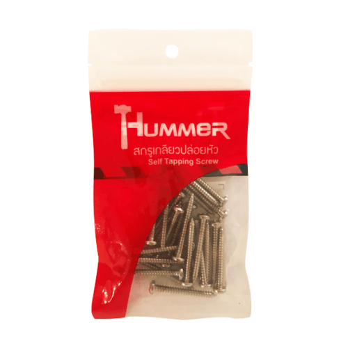 HUMMER สกรูเกลียวปล่อยหัว P-HM6114 ขนาด 6X1-1/4