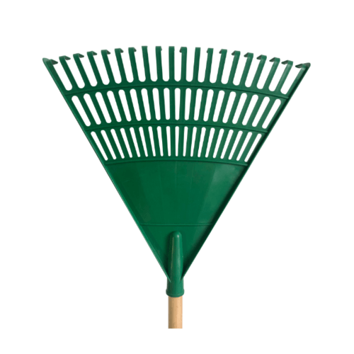 Tree’O คราดพลาสติก20ฟันพร้อมด้ามไม้ รุ่น TL3101 ขนาด155ซม สีเขียว