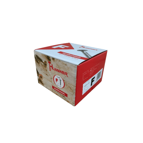 HUMMER สกรูเกลียวปล่อยหัว F-HM10112 สีโครเมี่ยม