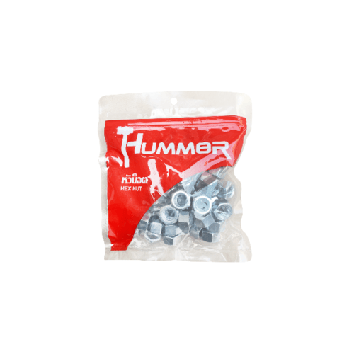 หัวน็อต HM รุ่น HN-12 ขนาด 1/2 (เกลียวหุน) HUMMER (1KG/ถุง)