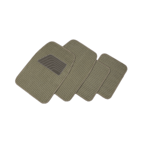 COVER พรมผ้าปูพื้นรถยนต์  ชุด 4 ชิ้น รุ่น CM02YLW สีเบจ