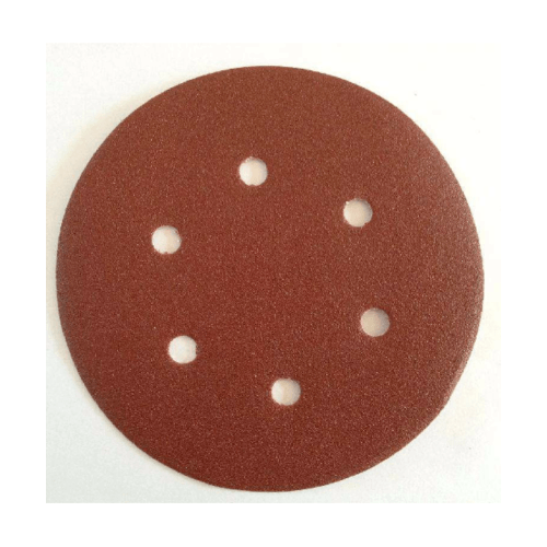 กระดาษหนามเตยทรายกลมมีรู 6 CS250680 เบอร์ 80  (แพ๊ค 5)