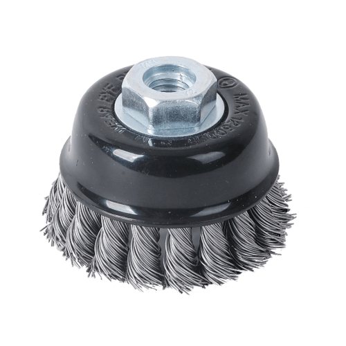 แปรงลวดเหล็กรูปถ้วยแบบถักเปีย 75MM(3”)รุ่น A447245 ALCOR