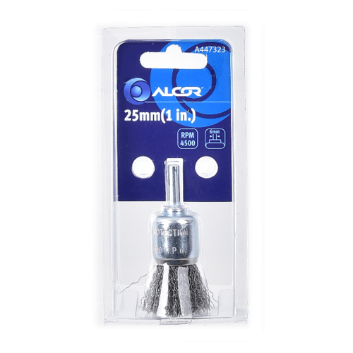 ALCOR แปรงลวดเหล็กมีแกน 25MM(1