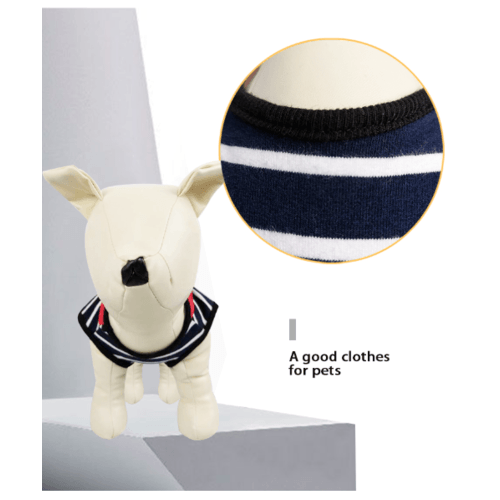 ชุดกางเกงขาจั๊มสัตว์เลี้ยง รุ่นCL065M ไซส์M ขนาด 12นิ้ว สีน้ำเงิน DUDUPETS