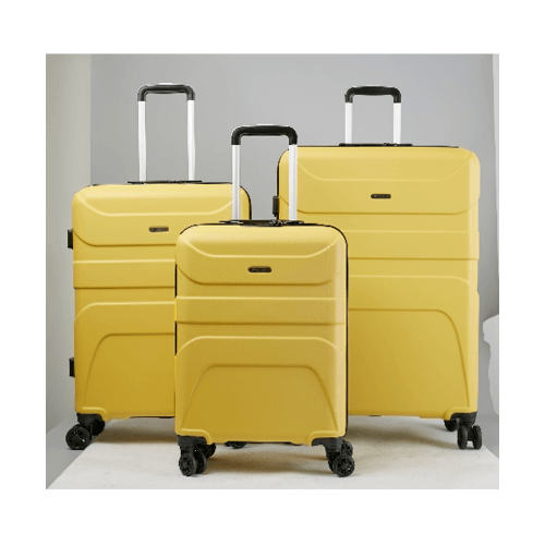 WETZLARS ชุดกระเป๋าเดินทาง ABS 3ใบ ขนาด 20 24 28 CTH0011 สีเหลือง