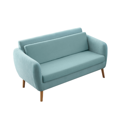 Divano โซฟาผ้า 3 ที่นั่ง 70X175X85CM 8008 สีฟ้า