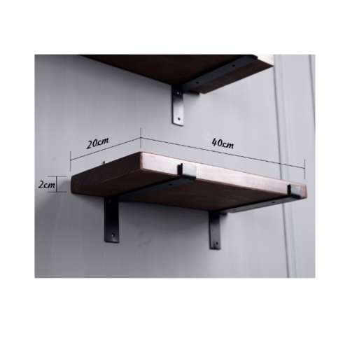 Delicato ชั้นวางของ ขนาด20X40X2ซม. รุ่น SY05 สีน้ำตาล