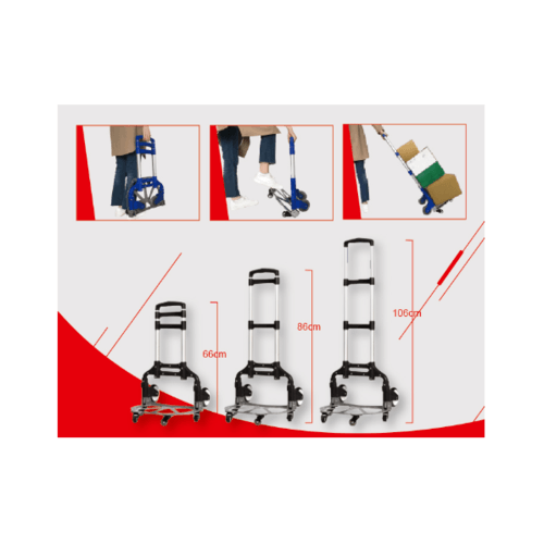 TUF รถเข็นอเนกประสงค์พับได้ 60 KG. รุ่นHS001 BLK สีดำ