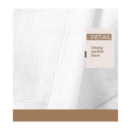 COZY ผ้าเช็ดเท้าโรงแรม ขนาด 50×80×0.45 ซม. รุ่น LL05 สีขาว