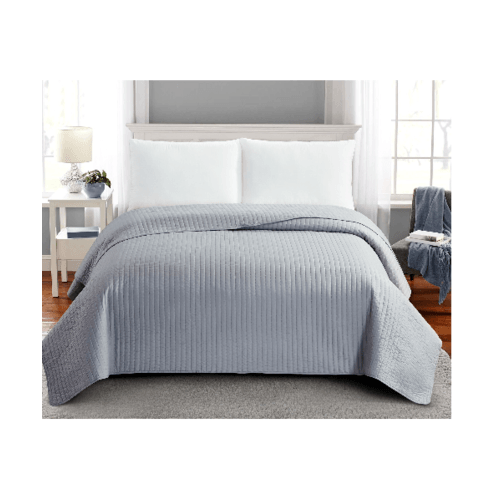 Truffle ผ้าคลุมเตียง ขนาด 240×240×0.4ซม. 0279L สีเทา