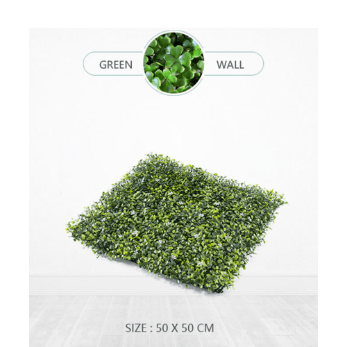 ต้นไม้เทียมติดผนัง รุ่น MZ188011A   ขนาด 50×50×3 ซม.  สีเขียว Tree‘O 